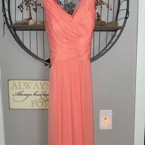 David’s bridal Coral Reef long dress
